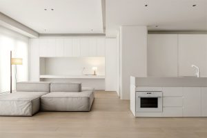 white interior